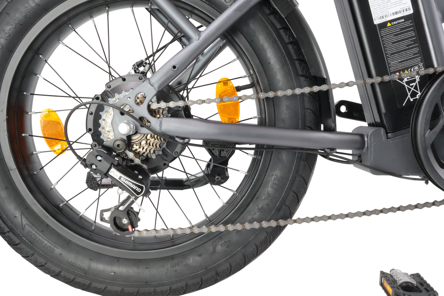 Faltbares Elektro Fatbike – Urban E-Bike mit 250W Motor & 40km Reichweite
