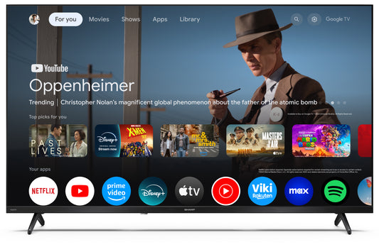 40 Zoll Full HD QLED Google TV – Smart Fernseher mit HDR10, Bluetooth & Google Assistant
