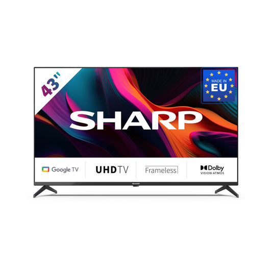 43GL4260E – 43 Zoll Fernseher 4K Ultra HD LED Google TV – Rahmenloses Design, Dolby Vision, Dolby Atmos, HDMI 2.1 eARC, Google Assistant, Chromecast