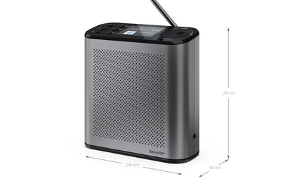 Tragbares DAB+ Digitalradio – Bluetooth Radio mit 15h Akku & BestTune