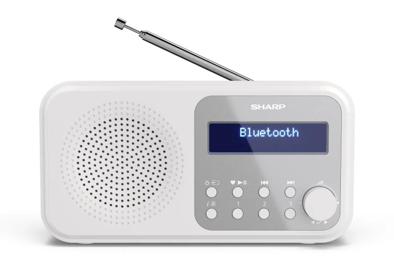 Tragbares DAB+/FM Digitalradio – mit Bluetooth 5.3 & Dual-Alarm
