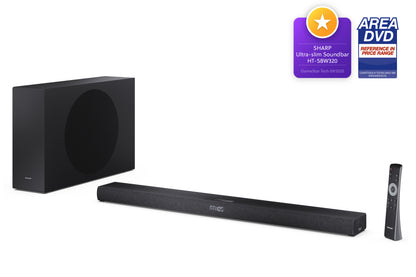 2.1 Dolby Atmos® Soundbar – ultraflach mit kabellosem Subwoofer & Bluetooth 5.3