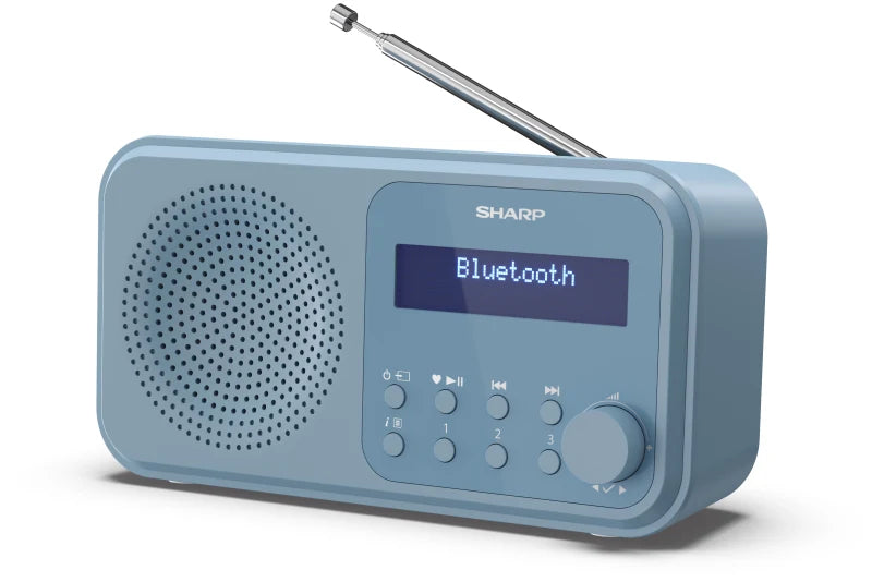 Tragbares DAB+/FM Digitalradio – mit Bluetooth 5.3 & Dual-Alarm
