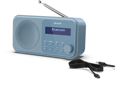 Tragbares DAB+/FM Digitalradio – mit Bluetooth 5.3 & Dual-Alarm