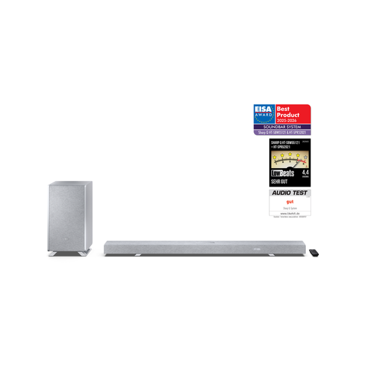 5.1.2 Dolby Atmos Soundbar – stilvoller Heimkino-Sound mit 650W & kabellosem Subwoofer