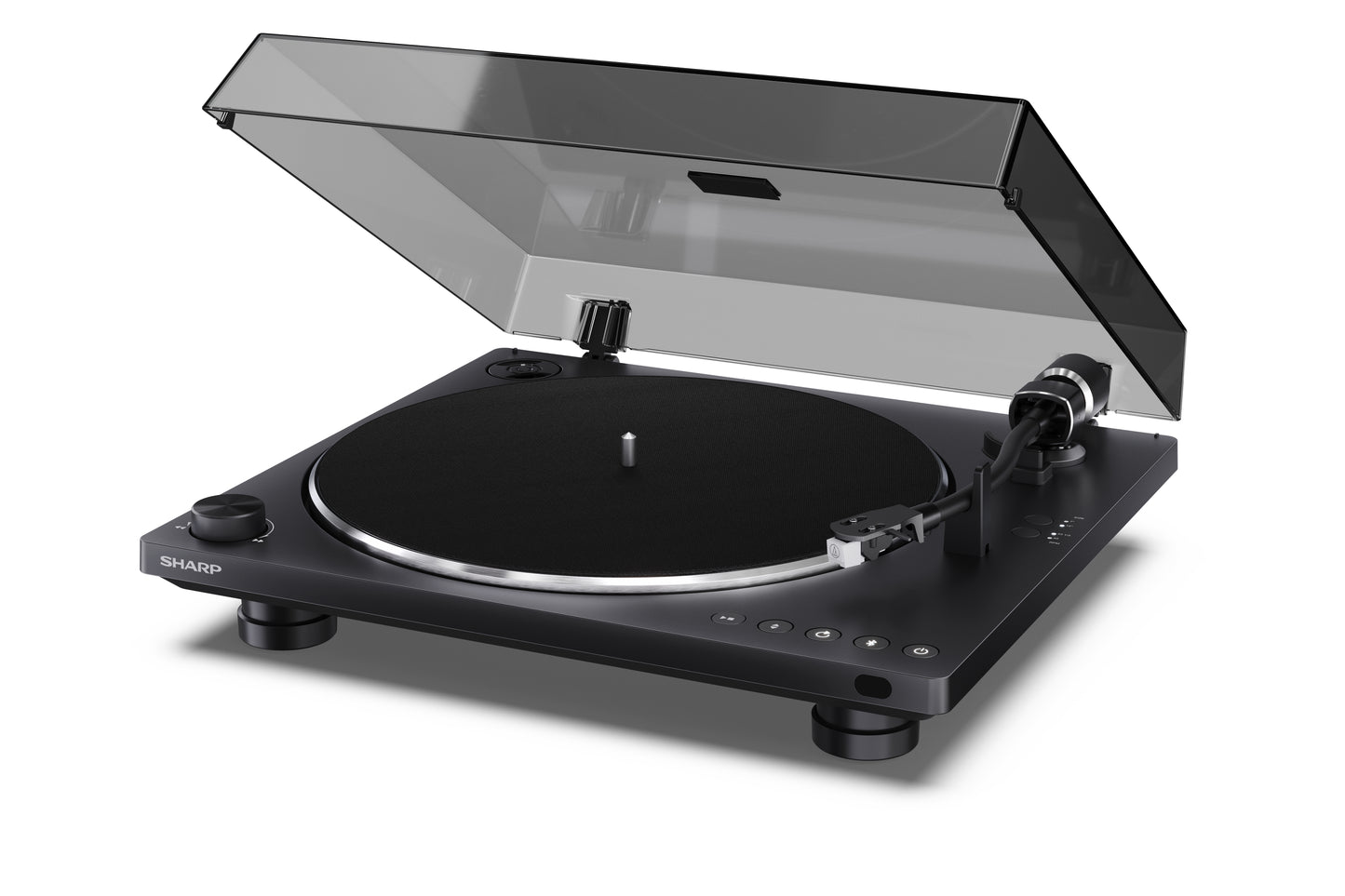 Automatischer Bluetooth-Plattenspieler – mit Audio Technica® Tonabnehmer & USB-Aufnahme