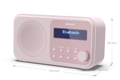 Tragbares DAB+/FM Digitalradio – mit Bluetooth 5.3 & Dual-Alarm