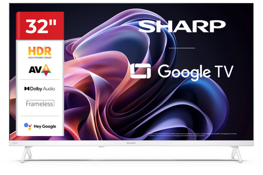 32 Zoll HD Google TV – Smart Fernseher mit HDR10, Bluetooth & Google Assistant