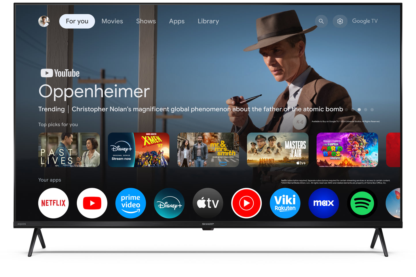 43 Zoll 4K Ultra HD Google TV – Smart Fernseher mit Dolby Vision™, Dolby Atmos® & HDMI 2.1