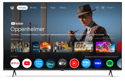 55 Zoll 4K Ultra HD Google TV – Smart Fernseher mit Dolby Vision™, Dolby Atmos® & HDMI 2.1