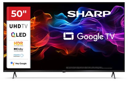 50 Zoll 4K Ultra HD QLED Google TV – Smart Fernseher mit Dolby Vision™, Dolby Atmos® & HDMI 2.1