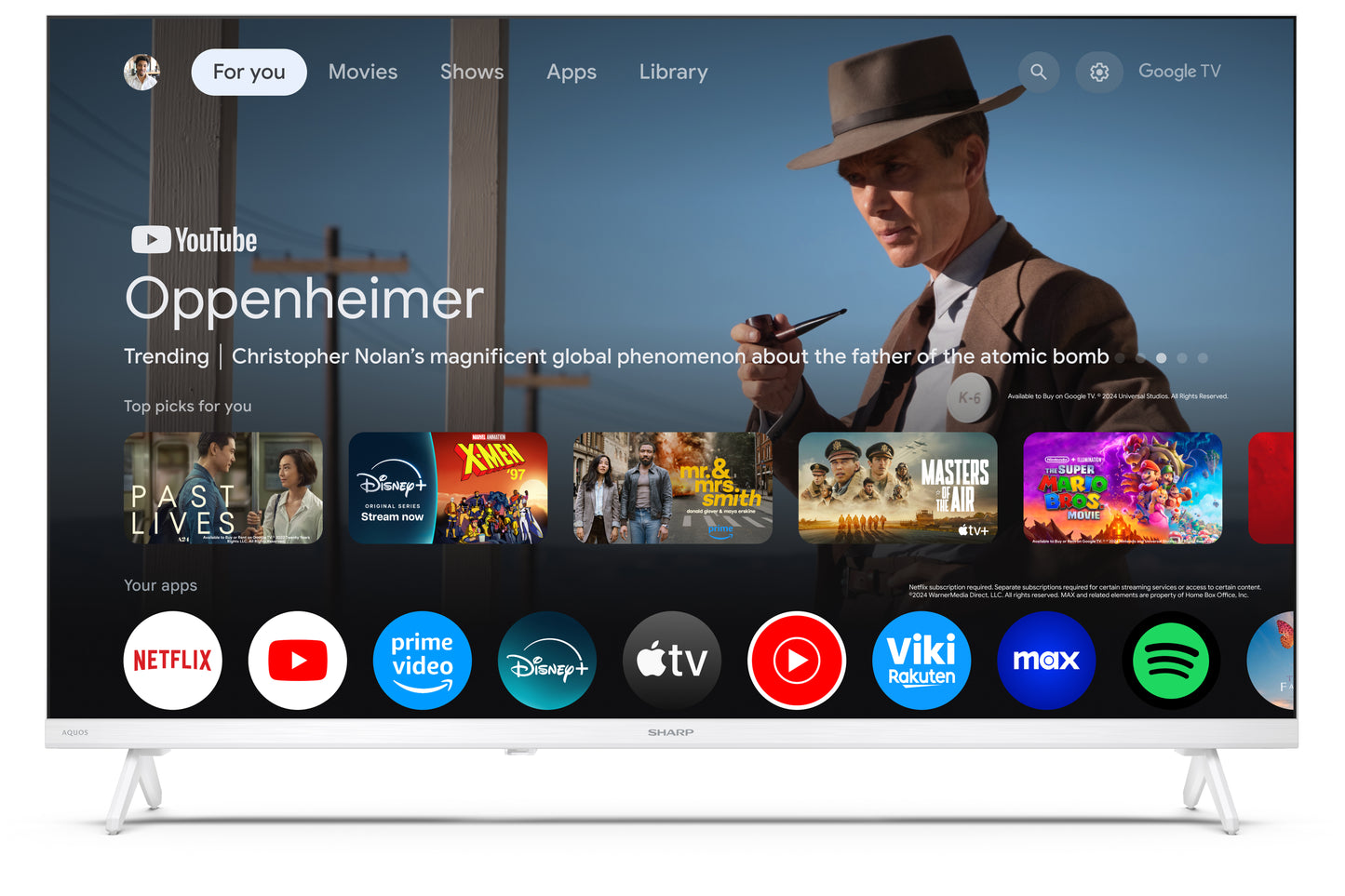 32 Zoll HD Google TV – Smart Fernseher mit HDR10, Bluetooth & Google Assistant