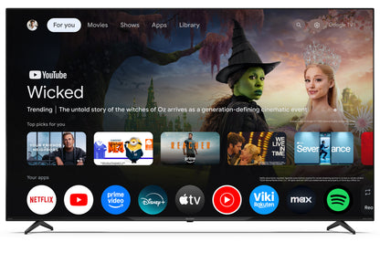 70 Zoll 4K Ultra HD QLED Google TV – Smart Fernseher mit Dolby Vision™, Dolby Atmos® & HDMI 2.1