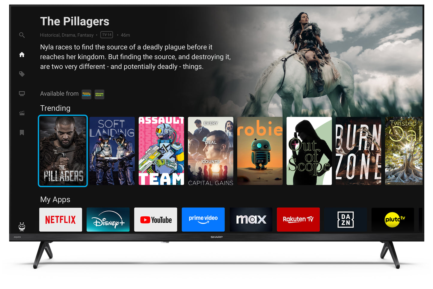 40 Zoll Full HD TiVo Smart TV – rahmenloser LED-Fernseher mit HDR10, AV1 & WLAN