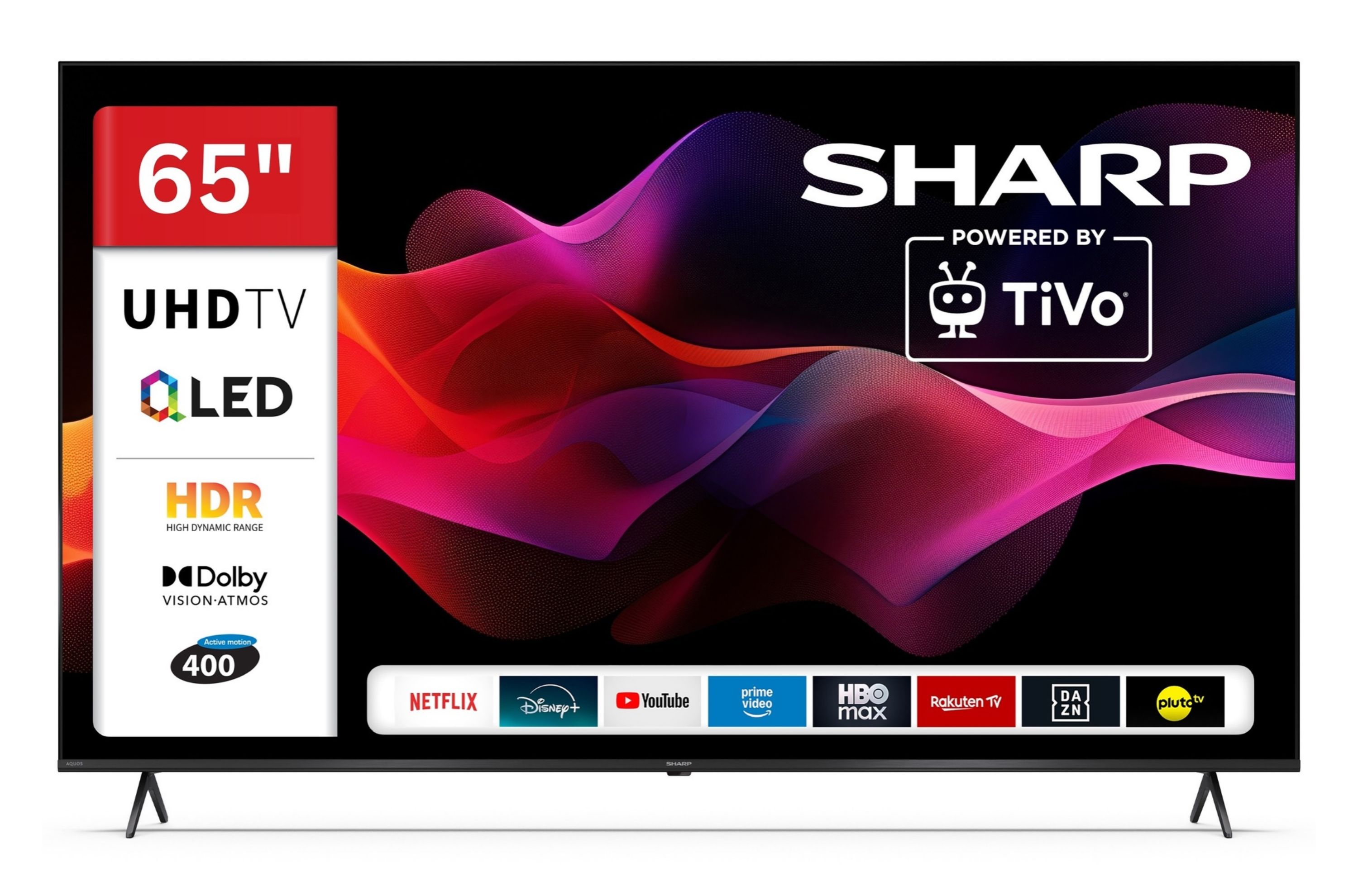 Sharp 65HM5745E QLED Fernseher 65 Zoll Smart TV powered by TiVo 4K UHD Fernseher mit HDR Dolby Vision (2026)