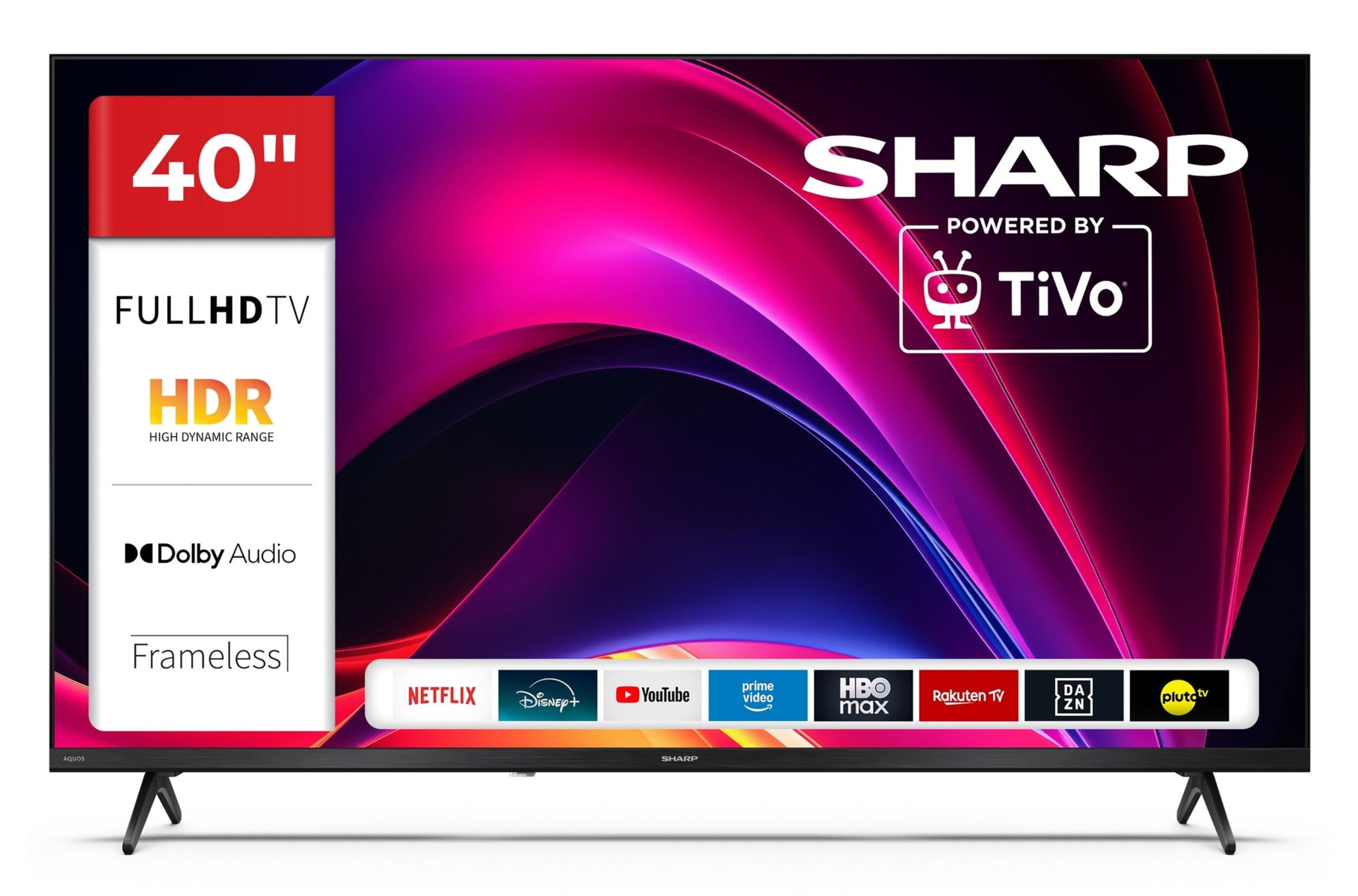 Sharp 40HE2745E Fernseher 40 Zoll Smart TV powered by TiVo - HDR Fernseher Full HD Auflösung (2026)