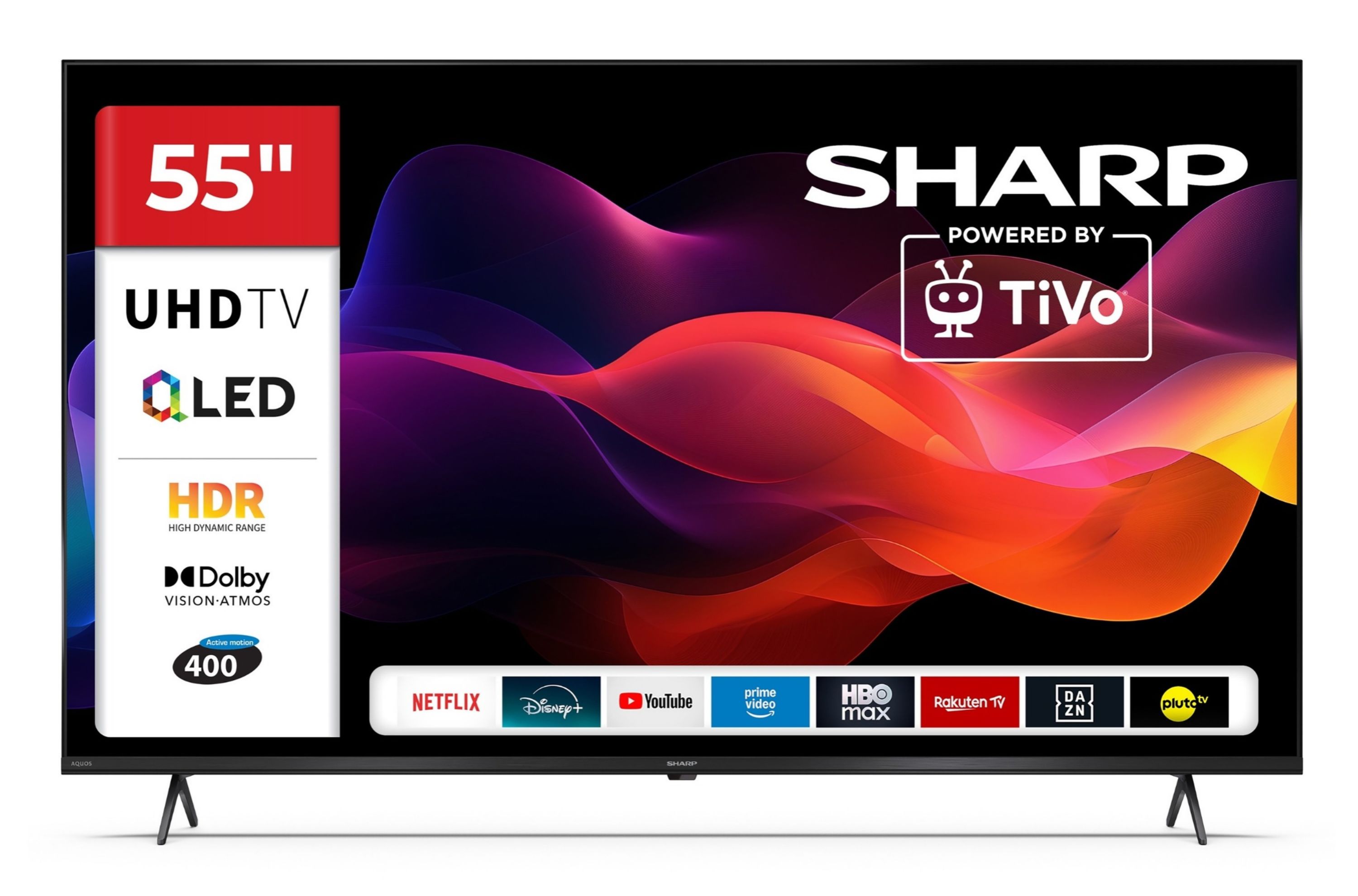 Sharp 55HM5745E QLED Fernseher 55 Zoll Smart TV powered by TiVo 4K UHD Fernseher mit HDR Dolby Vision (2026)