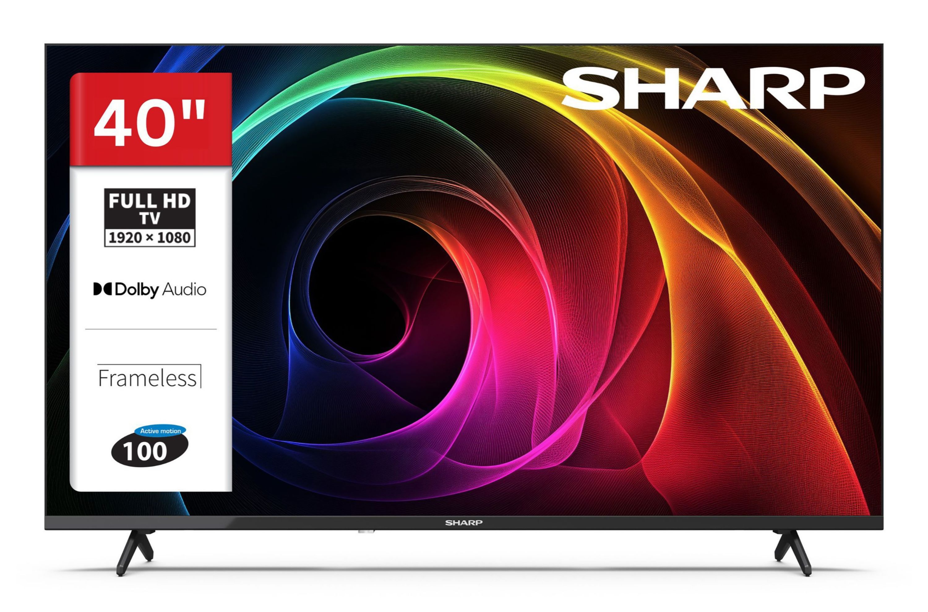Sharp 40HA1705E 40 Zoll Fernseher LED TV mit Full HD Auflösung und Triple-Tuner DVB-C/-T2/-S2 (2026)
