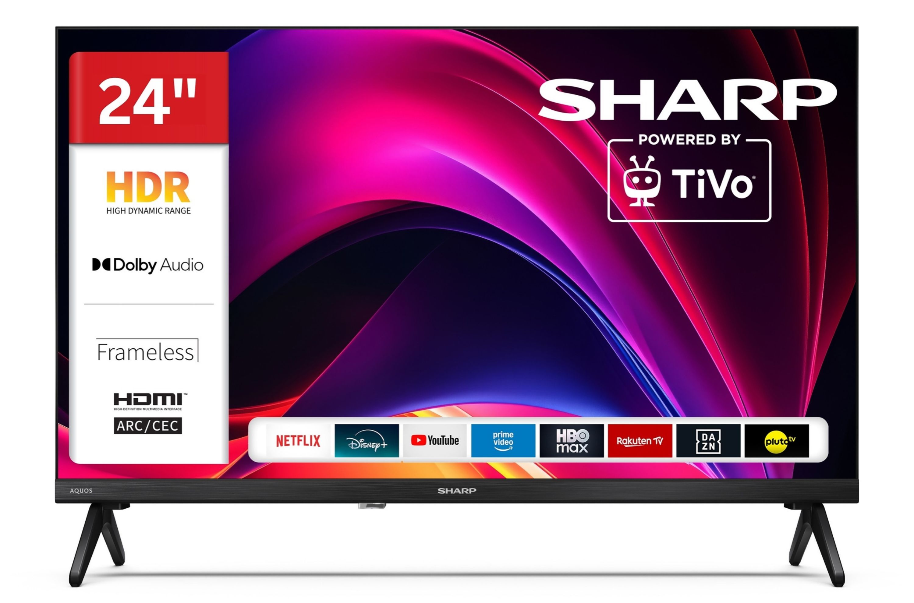 Sharp 24HE2745E Fernseher 24 Zoll Smart TV powered by TiVo - HDR Fernseher mit HD Auflösung (2026)